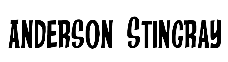 Anderson Stingray Fonte