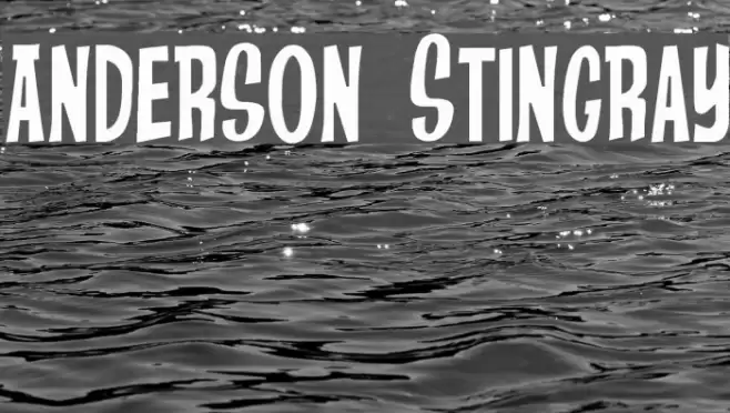 Anderson Stingray Шрифта examples