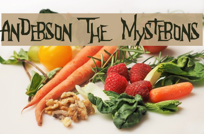 Anderson The Mysterons フォント examples