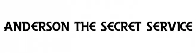 Anderson The Secret Service  フリーフォントのダウンロード