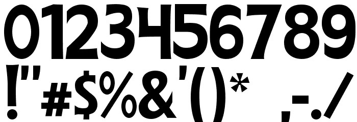 Anderson The Secret Service Font OTHER CHARS
