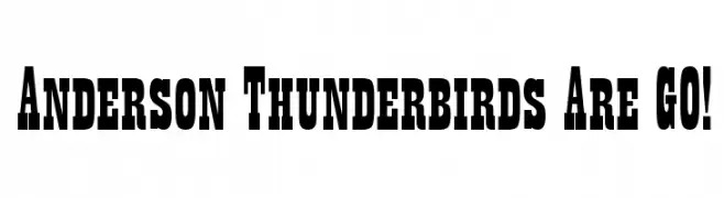 Anderson Thunderbirds Are GO!  Fuentes Gratis Descargar