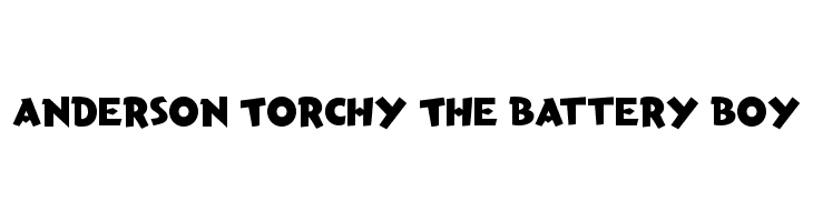 Anderson Torchy The Battery Boy Polices
