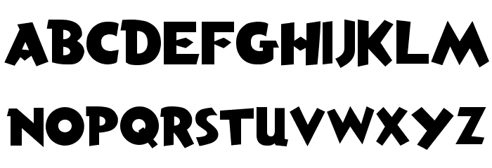 Anderson Torchy The Battery Boy Font LOWERCASE