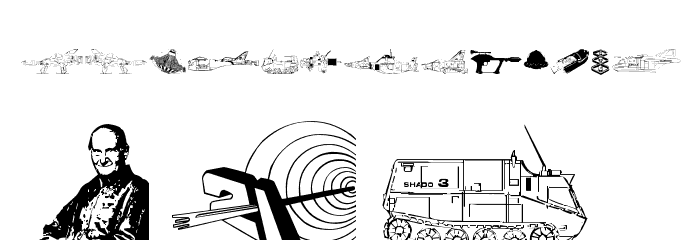 Anderson UFO Font LOWERCASE