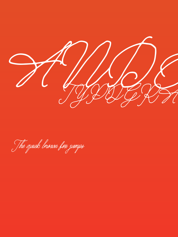 Anderson Wakler Italic Poster