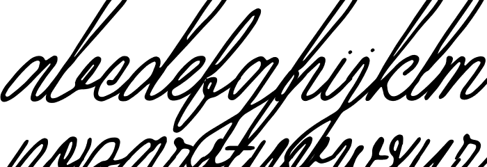 Anderson Wakler Italic Font LOWERCASE