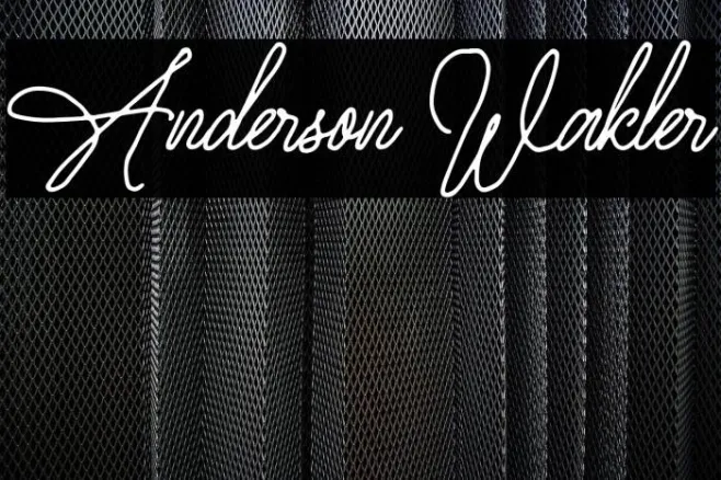 Anderson Wakler Example 1