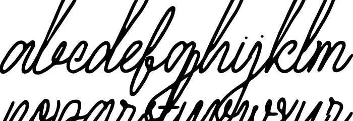 Anderson Wakler Font LOWERCASE