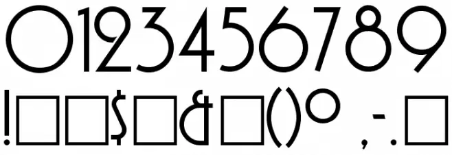 Andes Font OTHER CHARS