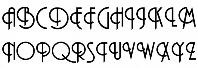 Andes Font UPPERCASE