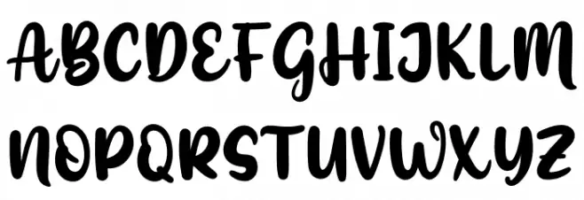 Andesytes Personal Schriftart Groß