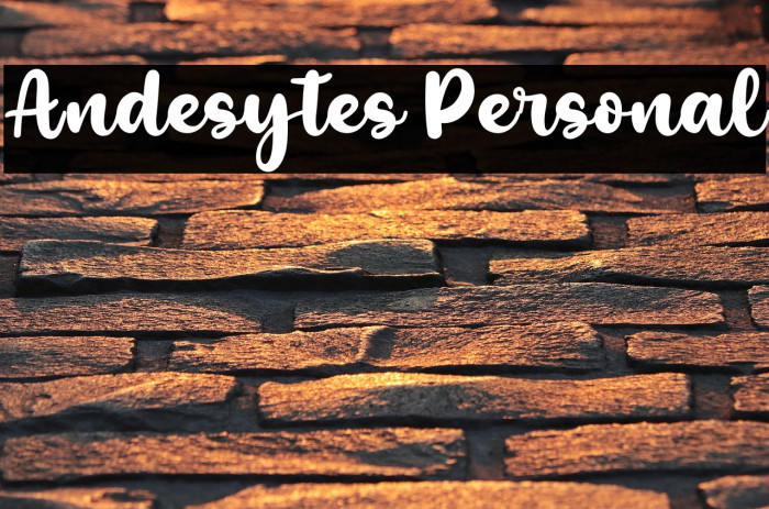 Andesytes Personal Example 2