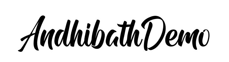 Andhibath Demo  les polices de caractères gratuit tlcharger