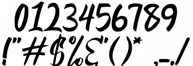 Andhibath Demo Font OTHER CHARS