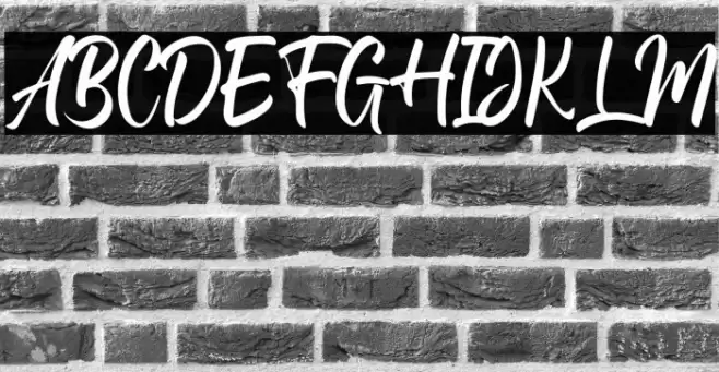 Andhibath Demo Font examples