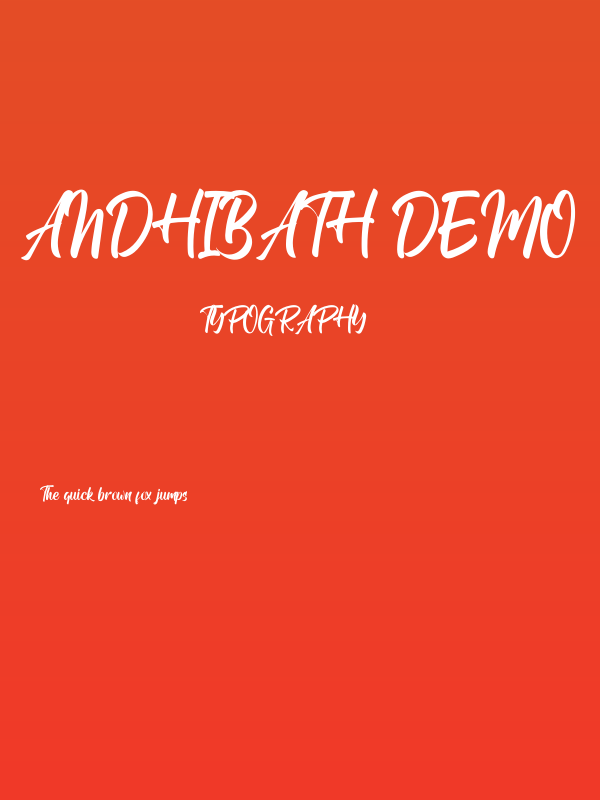 Andhibath Demo Poster
