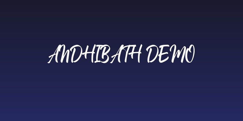 Andhibath Demo Social Header
