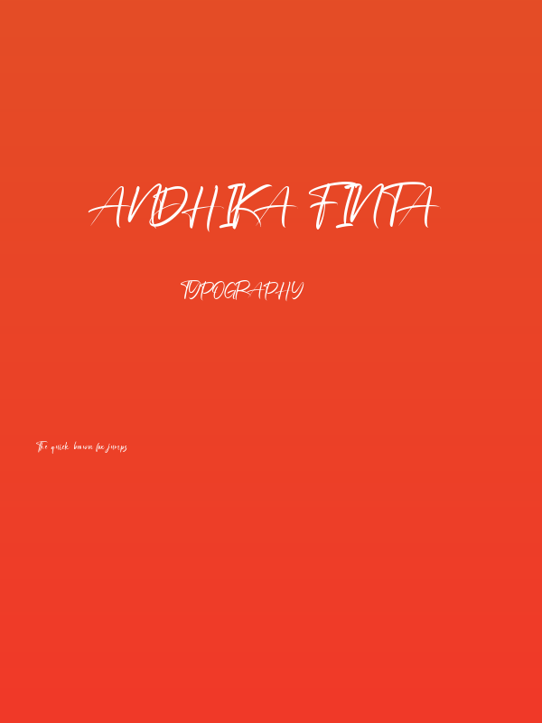 Andhika Finta Poster