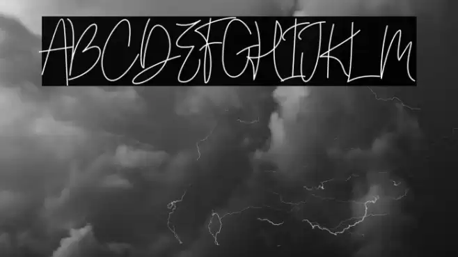 Andi Signature Font examples