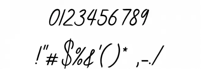 Andiela Sathony Script Polices AUTRES CHARS