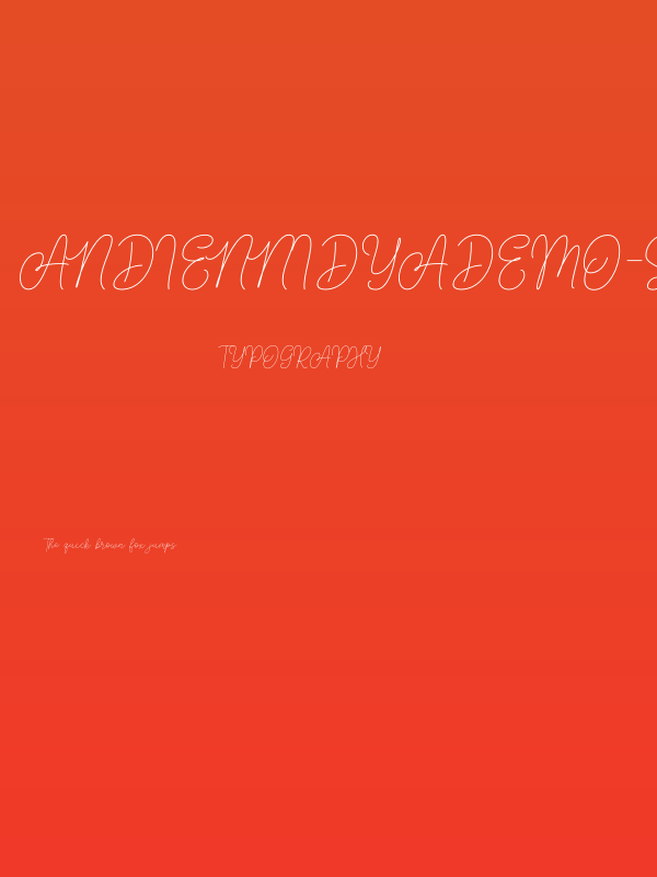 AndienNidyaDemo-Script Poster