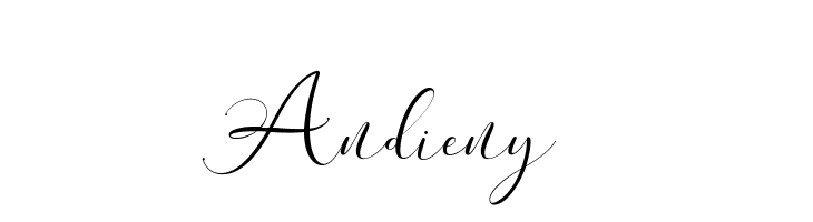 Andieny  免费字体下载