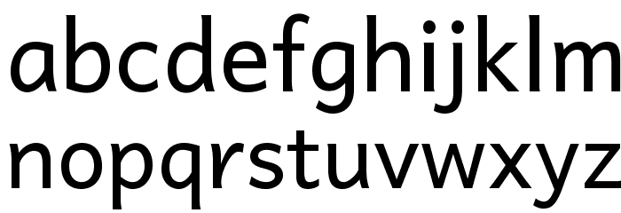 Andika Basic Font LOWERCASE