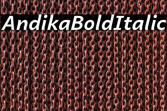 Andika Bold Italic Example 1