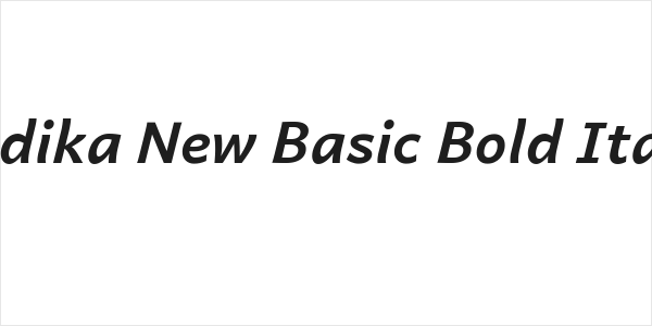 Andika New Basic Bold Italic Logo