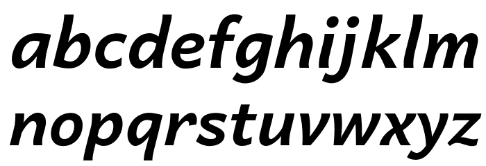 Andika New Basic Bold Italic Font LOWERCASE