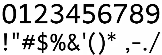 Andika New Basic Font OTHER CHARS