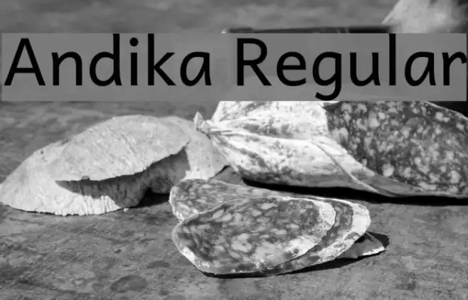 Andika Regular examples
