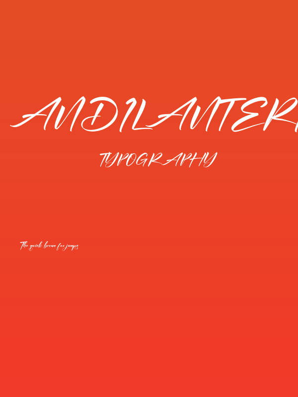 Andilanteria Signature Poster