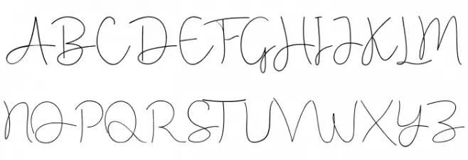Andilay Schriftart Groß