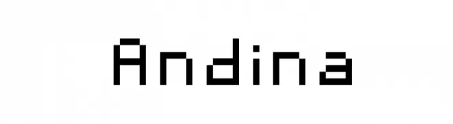 Andina  Frei Schriftart Herunterladen