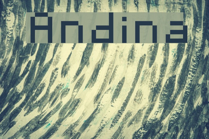 Andina Font examples
