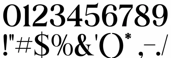 Andine Font OTHER CHARS