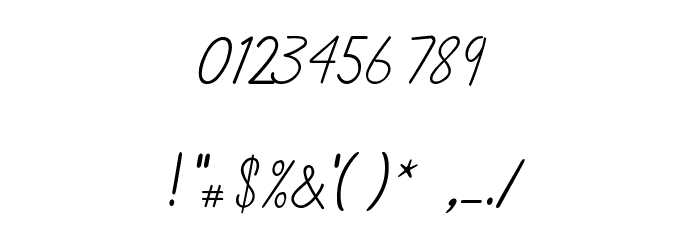AndinoRasmitha Font OTHER CHARS