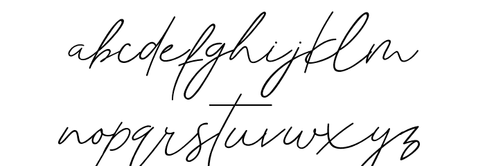 AndinoRasmitha Font LOWERCASE