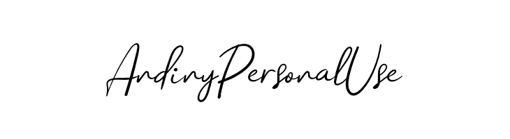 Andiny Personal Use  baixar fontes gratis