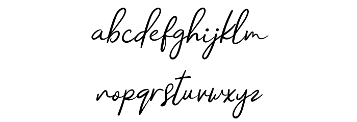 Andiny Personal Use Font LOWERCASE