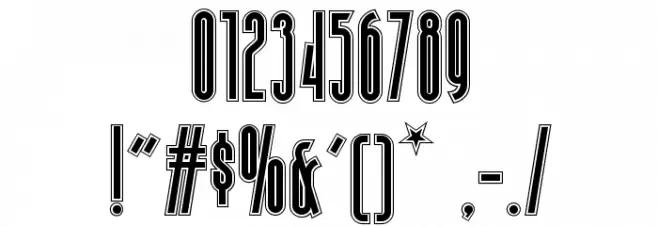 Andiron Outline NF फ़ॉन्ट अन्य घर का काम