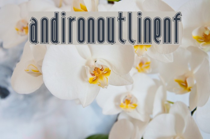 AndironOutlineNF Font examples