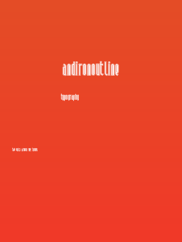 AndironOutline Poster