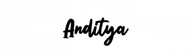 Anditya  免费字体下载