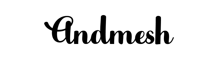 Andmesh  font caratteri gratis
