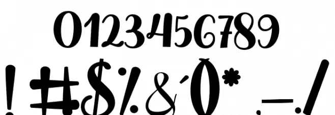 Andmesh Font OTHER CHARS