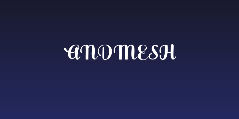 Andmesh Social Header