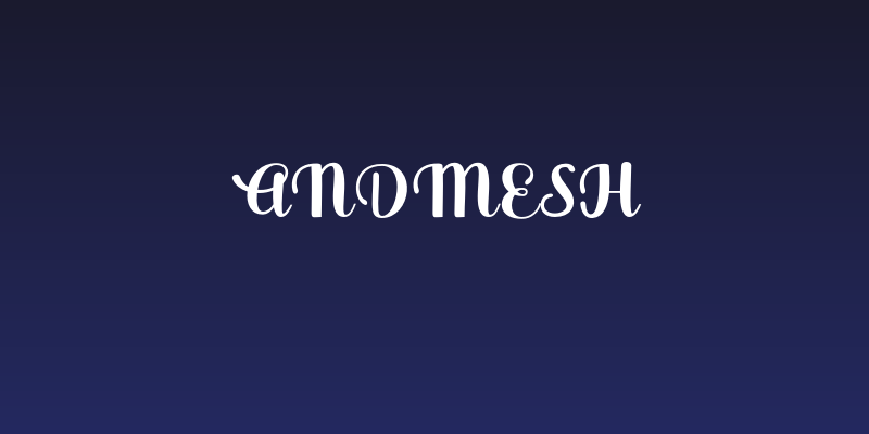 Andmesh Social Header
